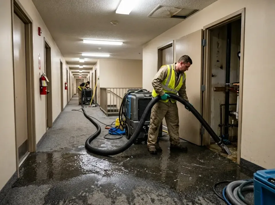 multi-unit-apartment-hallway-f-005 — frequently asked questions, Emergency Burst Pipe Water Extraction & Removal in Forsgate…